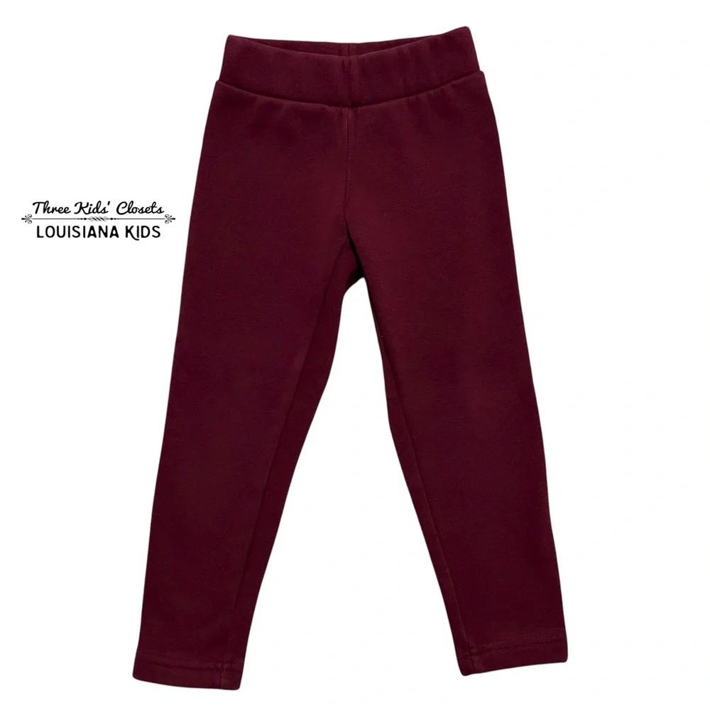 Old Navy XS (5) Burgundy Cozy Lined Pants
